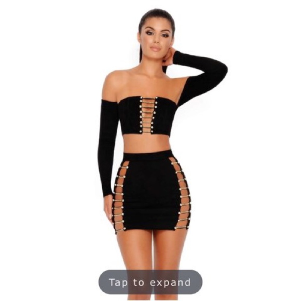 No chain No gain Suede Set